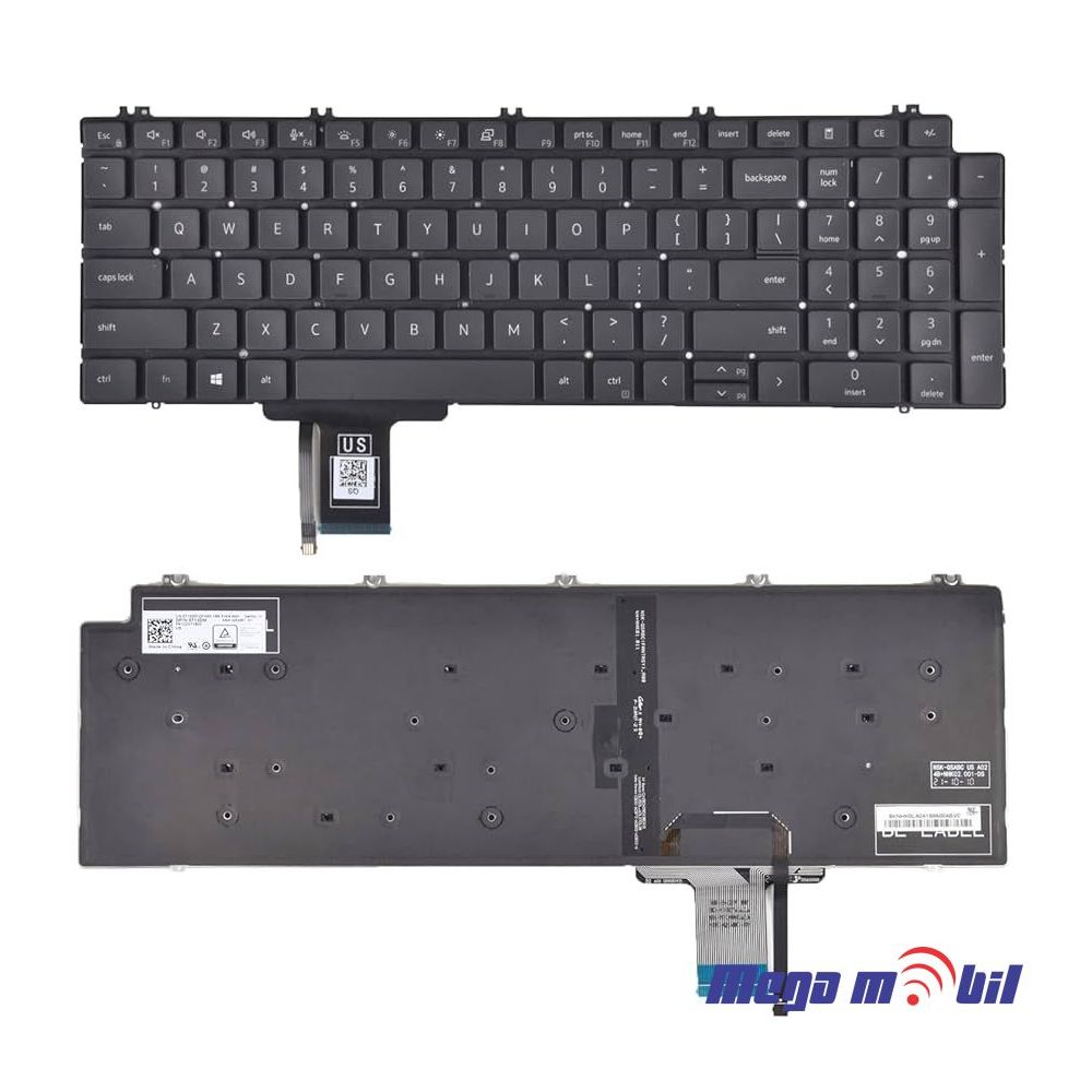 Tastatura za laptop Dell Precision 7750 7550 7760 7560 so backlight